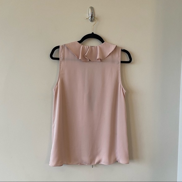 L’ACDAMIE -Ruffle Boho Tank in Rose Pink (Size:Small) - Picture 3 of 10